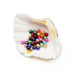 Natural Colorful Freshwater Pearls 6-8mm Round Pearl Beads