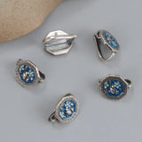 925 Silver Chinese Hook Buckle Retro Button DIY Material