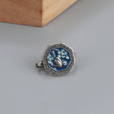 925 Silver Chinese Hook Buckle Retro Button DIY Material