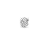 925 Silver Patience Sparkling Charm Bead Fits Thin Bracelets