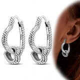 925 Silver Infinity Stud Earrings For Women - Original Jewelry Gift