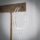 925 Silver Hoop Earrings Minimalism Jewelry for Women
