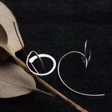 925 Silver Piercing Earrings Punk Boho Women