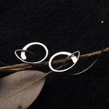 925 Silver Piercing Earrings Punk Boho Women