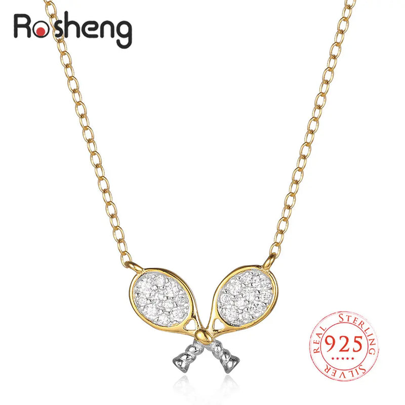 925 Silver CZ Butterfly Pendant Fine Jewelry for Women