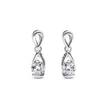 925 Silver Spring Bird Pansy Stud Earrings Women Fine Jewelry