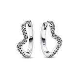 925 Silver Spring Bird Pansy Stud Earrings Women Fine Jewelry