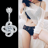 925 Silver Windmill Navel Piercing for Women