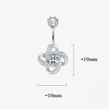 925 Silver Windmill Navel Piercing for Women