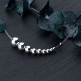 925 Sterling Silver Smooth Beads Spacer for DIY Jewelry Making