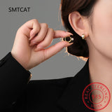 925 Silver Pearl Hoop Earrings For Daughter Girl DE0214