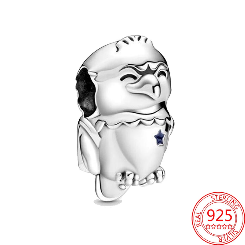 925 Sterling Silver Animal Charm Beads for Bracelet DIY Jewelry