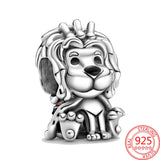 925 Sterling Silver Animal Charm Beads for Bracelet DIY Jewelry