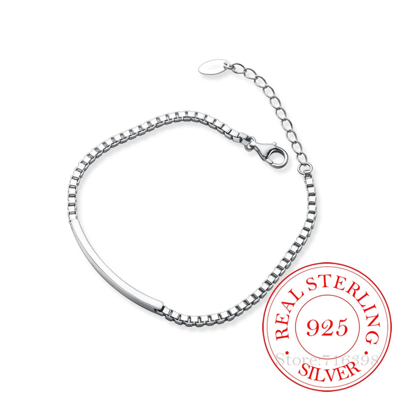 925 Silver Bangles&Bracelet Charm Women Jewelry Party