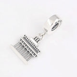 925 Silver Berlin Brandenburg Gate Dangle Charm for Bracelet Gift