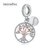 925 Sterling Silver Family Tree Heritage Charm