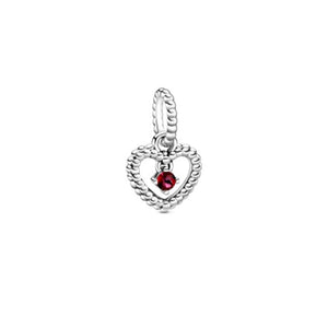 925 Silver Birthstone Charms Pendants for Bracelets Necklaces Bangles