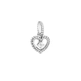 925 Silver Birthstone Charms Pendants for Bracelets Necklaces Bangles