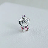 925 Sterling Silver Cat Charms for DIY Jewelry Making