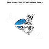 925 Silver Heart Dangle Beads for DIY Jewelry