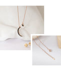 925 Silver Crystal Star Moon Pendant Anklet Beach Jewelry