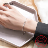 925 Silver Bowknot Zircon Tennis Bracelet Wedding Jewelry