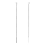 925 Silver Box Chain Tassel Earrings Prevent Allergy Ear Line Femme Fine Jewelry
