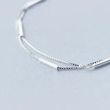 925 Silver Bracelet Women Chain Charm Birthday Gift