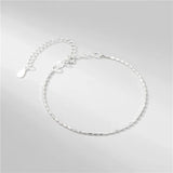 925 Sterling Silver Bead Bracelet for Women - Resizable