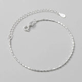 925 Sterling Silver Bead Bracelet for Women - Resizable