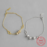 925 Silver Lucky Transshipment CZ Rose Bracelet