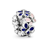 925 Sterling Silver Daisy Flower Spacer Charm Beads for Bracelets DIY Jewelry