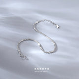 925 Sterling Silver Link Chain Friendship Bracelet Wedding Party Jewelry