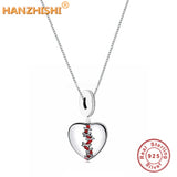 Real 925 Silver Broken Heart Pendant Necklace Jewellery Anniversary Christmas