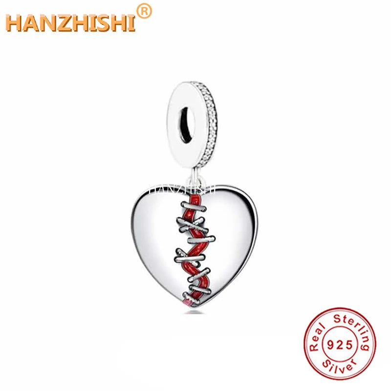 Real 925 Silver Broken Heart Pendant Necklace Jewellery Anniversary Christmas