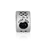 925 Sterling Silver Castle Beads for DIY Bracelet Jewelry
