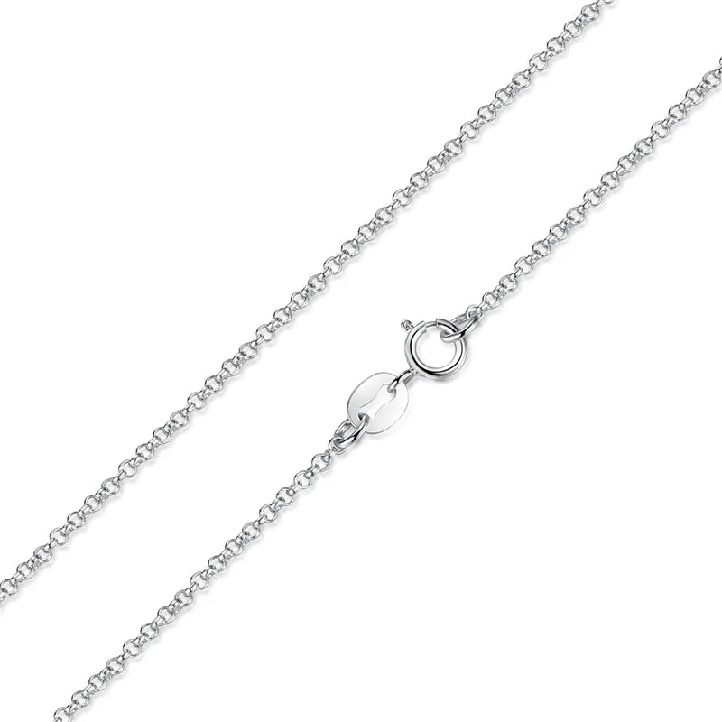 925 Sterling Silver Chains Necklaces Pendant Charm For Women Men