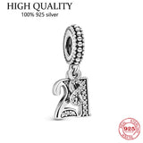 925 Silver Charm Pendant for Pan Bracelets Women Gift