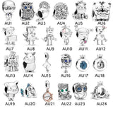 925 Sterling Silver Charm Bracelet Pendant Women Jewelry DIY