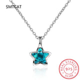925 Silver Star Pendant Necklace for Women, Birthday Gift, Fine Jewelry