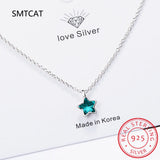 925 Silver Star Pendant Necklace for Women, Birthday Gift, Fine Jewelry
