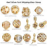 925 Sterling Silver Galaxy Bead for Bracelets Women Jewelry DIY