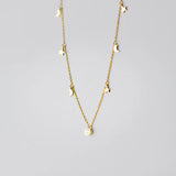 925 Silver Choker Tassel Star Moon Pendant Necklace Women Wedding F022