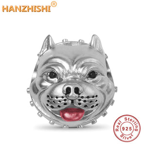 925 Silver Dog Pendant Necklace Animal Jewellery