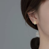 925 Silver Zircon Slippers Stud Earrings Flip Flops Hypoallergenic Jewelry