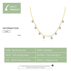 925 Silver CZ Round Circle Pendant Necklace Women Jewelry