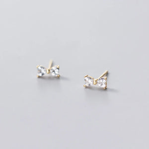 925 Silver Micro Inlaid Star Earrings for Women Girl Gift