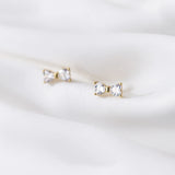 925 Silver Micro Inlaid Star Earrings for Women Girl Gift