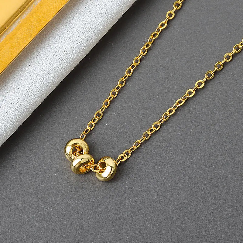 925 Silver Geometric Pendant Necklace - Women