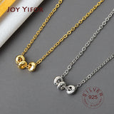 925 Silver Geometric Pendant Necklace - Women